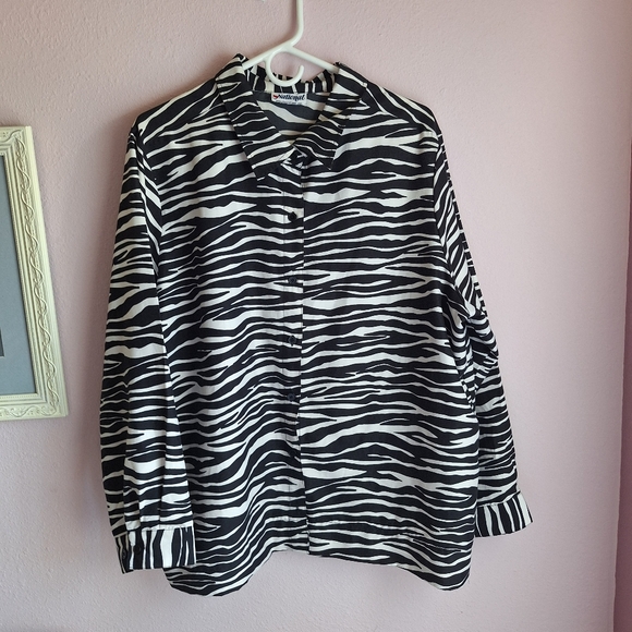 ZEBRA PRINT NATIONAL BLOUSE - Picture 9 of 12